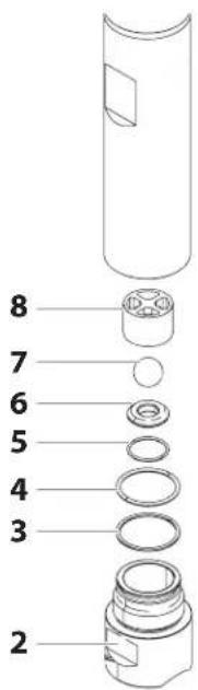 WAGNER ProSpray 3.39 - INLeT AND ouTLeT VALVe - 3
