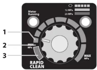 WAGNER ProSpray 3.39 - PRESSURE CONTROL KNOB SETTINGS - 1