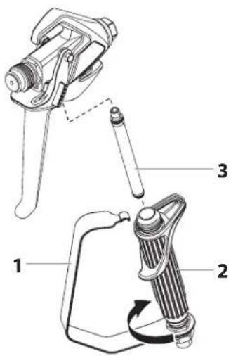 WAGNER ProSpray 3.39 - TAmIS de cRoSSe dANS Le PISToLeT AIRLeSS (FIG. 11) - 1