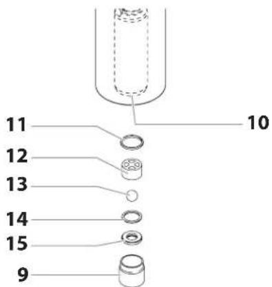 WAGNER ProSpray 3.39 - INLeT AND ouTLeT VALVe - 4