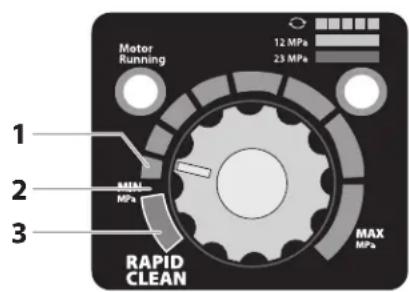 WAGNER ProSpray 3.39 Connect - PRESSURE CONTROL KNOB SETTINGS - 2