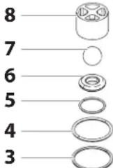 WAGNER ProSpray 3.39 Connect - INLET AND OUTLET VALVE - 4
