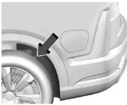 CADILLAC Escalade IQ (2026) - Déblocage manuel d'urgence du cordon de charge - 1