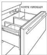 Sub-Zero DEC2450W - Verplaatsen van een ladeschot: - 1