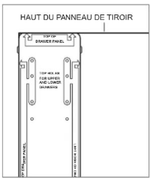 Sub-Zero DET3650CIID - INSTALLATION DES PANNEAUX DE TIROIR - 1