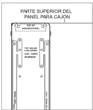 Sub-Zero DET3650CIID - INSTALACIÓN DEL PANEL DEL CAJÓN - 1