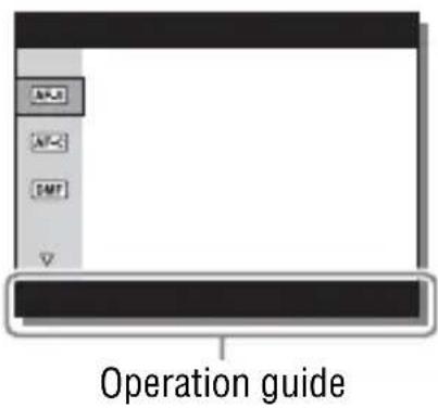 SONY Alpha ILCE-7K - To set the individual settings in the dedicated screen - 1
