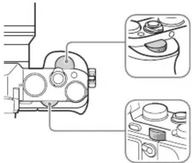 SONY Alpha ILCE-7K - Korzystanie z pokrętła przedniego/pokrętła tylnego - 1