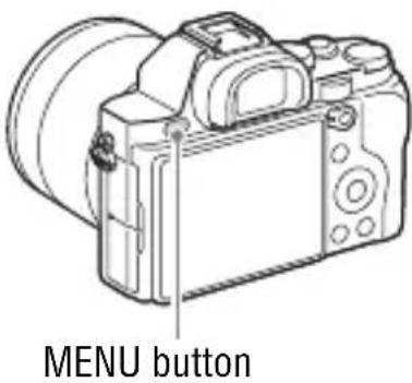 SONY Alpha ILCE-7K - Setting the date/time and area again - 1