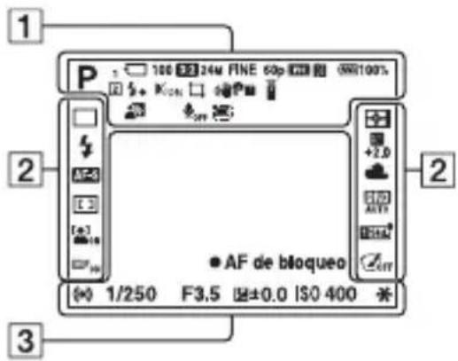 SONY Alpha ILCE-7K - Para el modo de pantalla LCD Para reproducir (Visualización de información básica) - 1