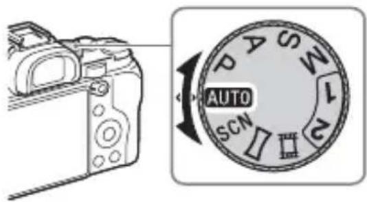 SONY Alpha ILCE-7K - Een opnamefunctie kiezen - 1