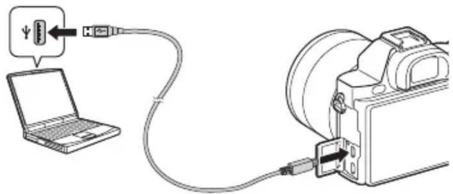 SONY Alpha ILCE-7K - Charging by connecting to a computer - 1