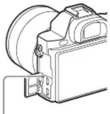 SONY Alpha ILCE-7K - Opladning af batteriet - 3