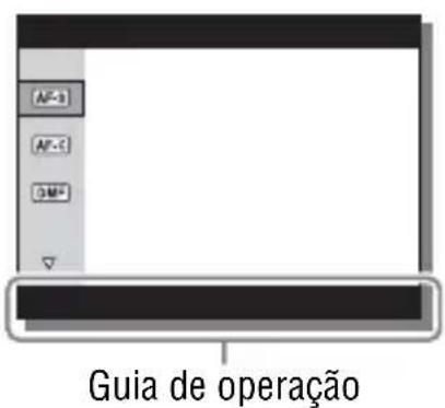 SONY Alpha ILCE-7K - Para definir as definições individuais no ecrã dedicado - 1