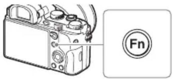 SONY Alpha ILCE-7K - Selezione di una funzione usando il tasto Fn (Funzione) - 1