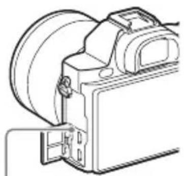 SONY Alpha ILCE-7K - Raccordez l'appareil à l'adaptateur secteur (fourni) au moyen du câble micro-USB (fourni), puis branchez l'adaptateur secteur sur la prise murale. - 2