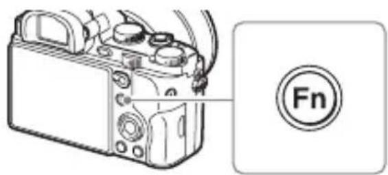 SONY Alpha ILCE-7K - Een functie selecteren met de Fn (functie)-knop - 1