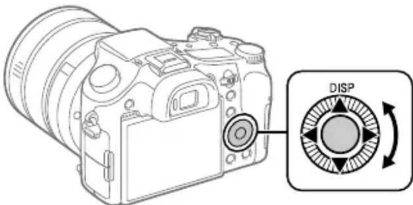 SONY Cybershot DSC-RX10M4 - Χρήση του τροχού ελέγχου - 1