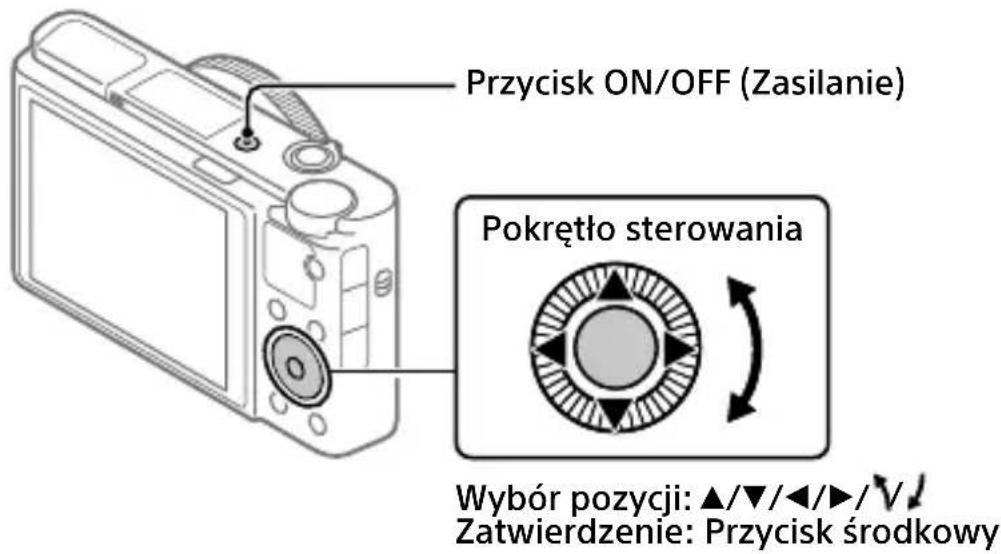 SONY CyberShot DSC-RX100M7 - Ustawianie języka i zegara - 1