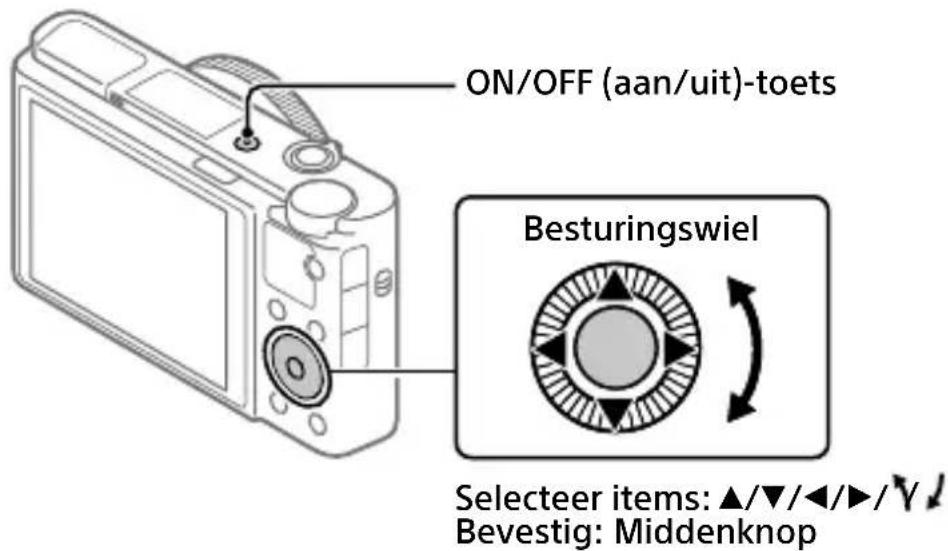 SONY CyberShot DSC-RX100M7 - De taal en de klok instellen - 1