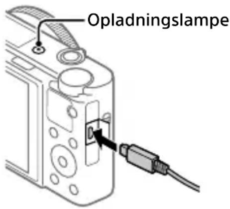 SONY CyberShot DSC-RX100M7 - Opladning af batteriet - 1