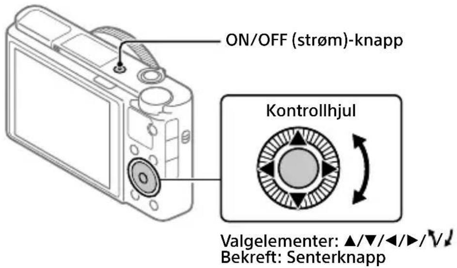 SONY CyberShot DSC-RX100M7 - Stille inn språk og klokken - 1