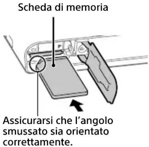 SONY CyberShot DSC-RX100M7 - Inserimento del pacco batteria (in dotazione)/della scheda di memoria (in vendita separatamente) nella fotocamera - 2