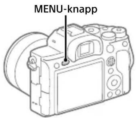 SONY Alpha ILCE-7RM4 - Bruke MENU-elementer - 1