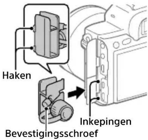 SONY Alpha ILCE-7RM4 - De kabelbeschermer bevestigen - 1