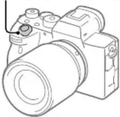 SONY Alpha ILCE-7RM4 - Ajuste el interruptor ON/OFF (Alimentación) a "ON" para encender la cámara. - 1