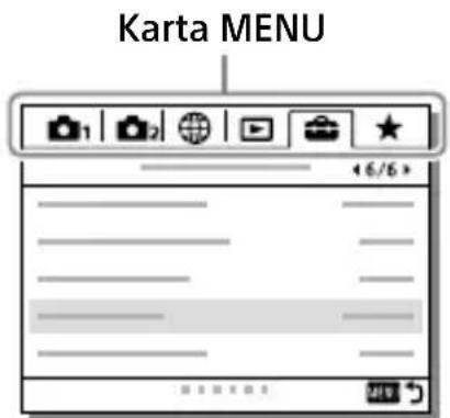 SONY Alpha ILCE-7RM4 - Korzystanie z opcji MENU - 2