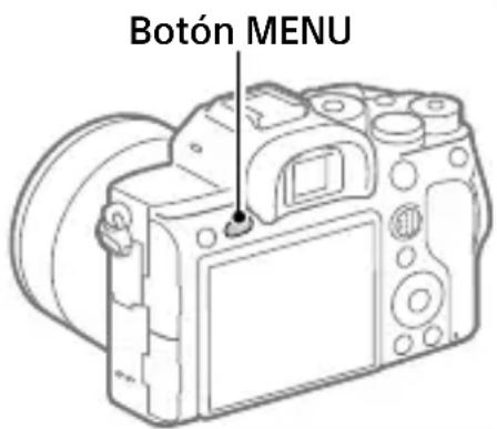 SONY Alpha ILCE-7RM4 - Utilización de los elementos de MENU - 1