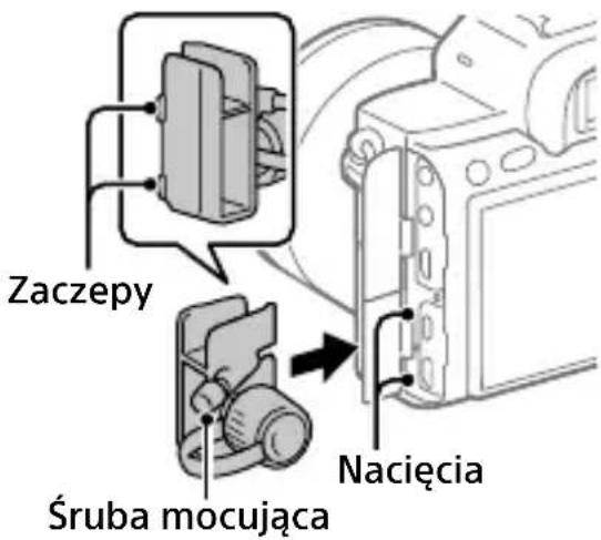 SONY Alpha ILCE-7RM4 - Mocowanie zabezpieczania przewodu - 1