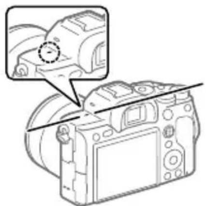 SONY Alpha ILCE-7RM4 - -Marca de posición del sensor de imagen - 1