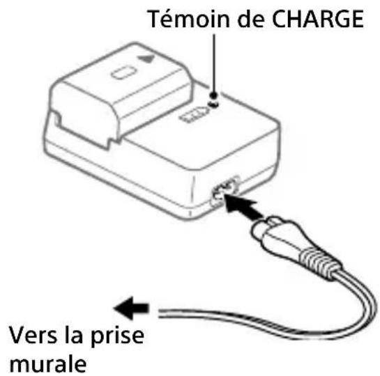 Témoin de CHARGE Vers la prise murale