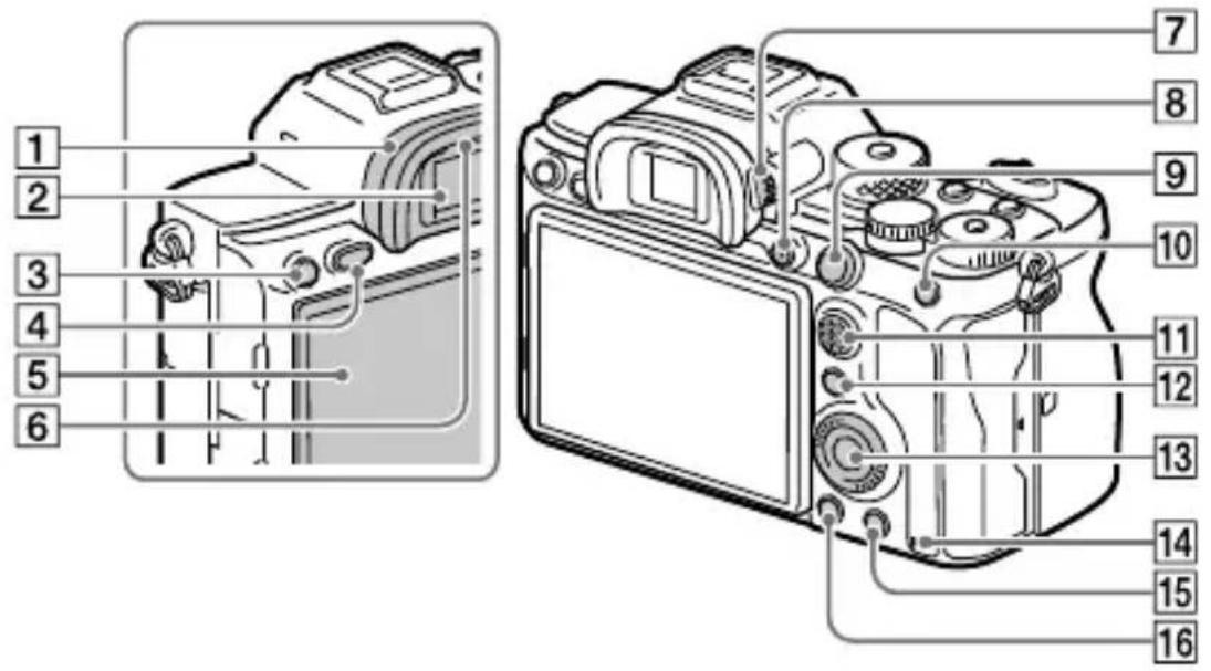 SONY Alpha ILCE-7RM4 - Lado traseiro - 1