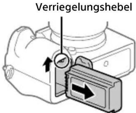 SONY Alpha ILCE-7RM4 - So nehmen Sie den Akku heraus - 1