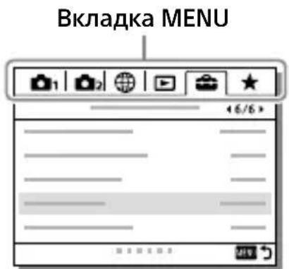 SONY Alpha ILCE-7RM4 - Использование пунктов MENU - 2