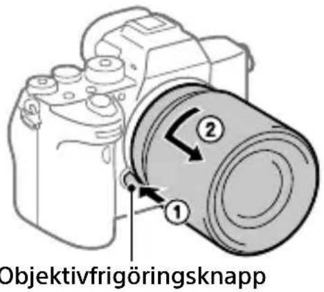 SONY Alpha ILCE-7RM4 - För att ta av objektivet - 1