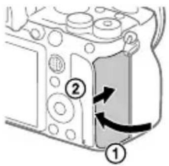 SONY Alpha ILCE-7RM4 - Sluit het deksel. - 1