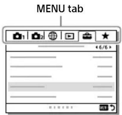 SONY Alpha ILCE-7RM4 - Using MENU items - 2