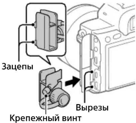 SONY Alpha ILCE-7RM4 - Для прикрепления кабельного протектора - 1