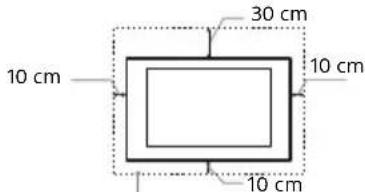 SONY KDL50W828BBAE2 - Instalação na parede - 1