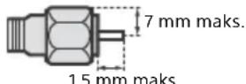 SONY KDL50W828BBAE2 - Anbefaling af F-type stik - 1