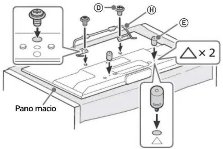 SONY KDL50W828BBAE2 - Preparação da instalação do televisor - 3