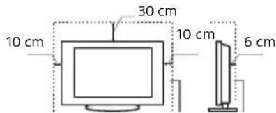 SONY KDL50W828BBAE2 - Állványon történő használat esetén - 1