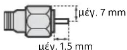 SONY KDL50W828BBAE2 - Σύσταση για το βύσμα τύπου F - 1