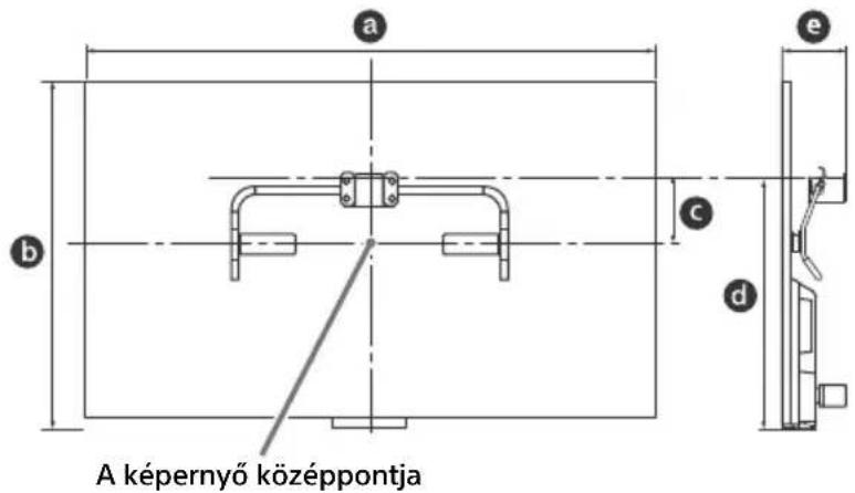 SONY KDL50W828BBAE2 - Csavarok a fali konzol alapzatához (8 mm átmérőjűek, nincsenek mellékelve) - 2
