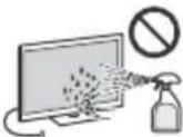 SONY KDL50W828BBAE2 - Handling and cleaning the screen surface/cabinet of the TV set - 1
