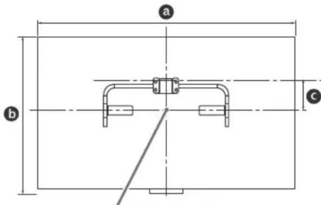 SONY KDL50W828BBAE2 - Schrauben für Wandhalterungsbasis (8 mm im Durchmesser, nicht mitgeliefert) - 2